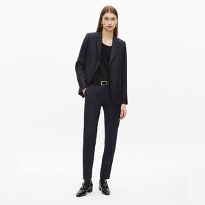 Modern Navy Blue Wool Pant Suit from The Kooples (Jacket and Pants)